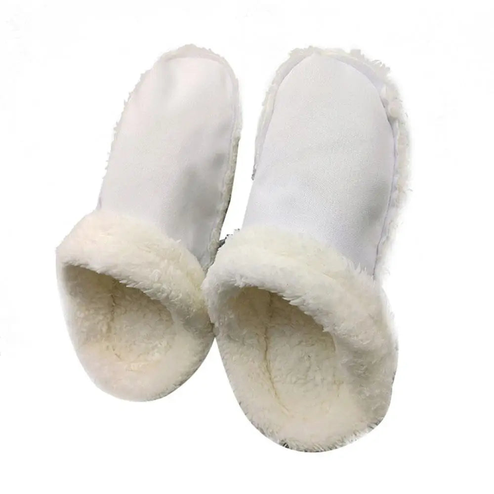 Warm Plush Liner Insoles for Crocs (White)