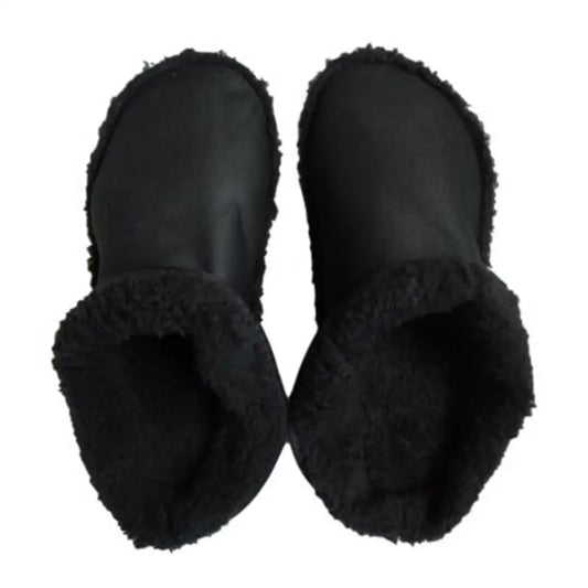 Warm Plush Liner Insoles for Crocs (Black)